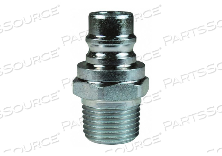 V-SERIES VALVED PLUG 1/4 MNPTF 1/4 by Dixon Valve and Coupling