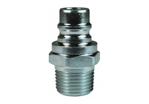 V-SERIES VALVED PLUG 1/4 MNPTF 1/4 by Dixon Valve and Coupling