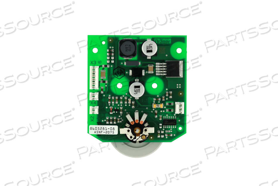 8605281 Draeger Inc. LEDCONTROL PRINTED CIRCUIT BOARD ASSEMBLY