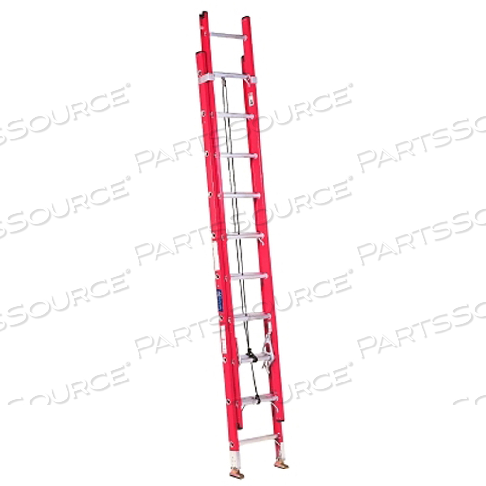 FE3200 SERIES FIBERGLASS CHANNEL EXTENSION LADDER, 20 FT, CLASS IA, 300 LB by Louisville FE3200 SERIES FIBERGLASS CHANNEL EXTENSION LADDER, 20 FT, CLASS IA, 300 LB by Louisville