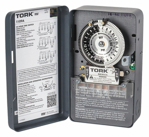 TORK 40 A 24 H INDOOR MECHANICAL TIMER SWITCH by Tork