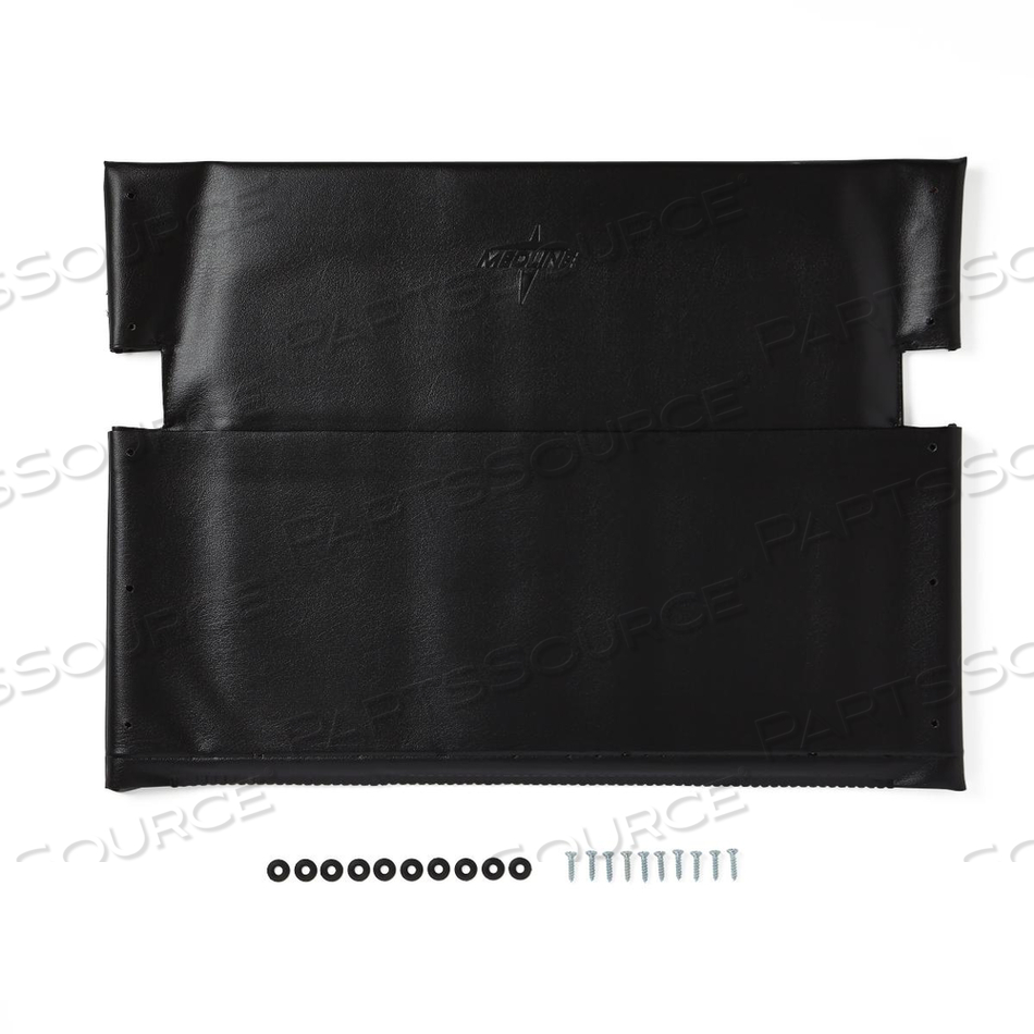 VINYL BACK UPHOLSTERY FOR LIGHTWEIGHT BARIATRIC TRANSPORT CHAIR - BLACK by Medline Industries, Inc. VINYL BACK UPHOLSTERY FOR LIGHTWEIGHT BARIATRIC TRANSPORT CHAIR - BLACK by Medline Industries, Inc.