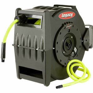 ZILLAREEL 3/8"X75' 300 PSI PRO SPRING RETRACTABLE COMPOSITE HOSE REEL by Legacy