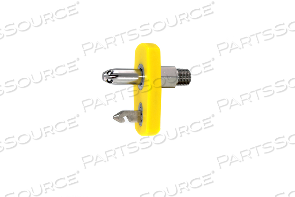 QUICK CONNECT ADAPTER, MALE X 1/8 IN MNPT, YELLOW, AIR by Bay Corporation