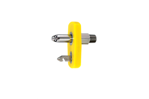 QUICK CONNECT ADAPTER, MALE X 1/8 IN MNPT, YELLOW, AIR by Bay Corporation