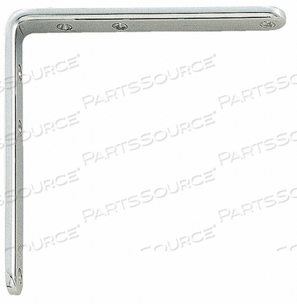 LOAD RATED ANGLE BRACKET, MATERIAL 304 STAINLESS STEEL, MIRROR FINISH, LENGTH 2-3/4 IN, WIDTH 25/32 IN, HEIGHT 2-3/4 IN, LOAD CAPACITY 52 LB by Sugatsune America Inc