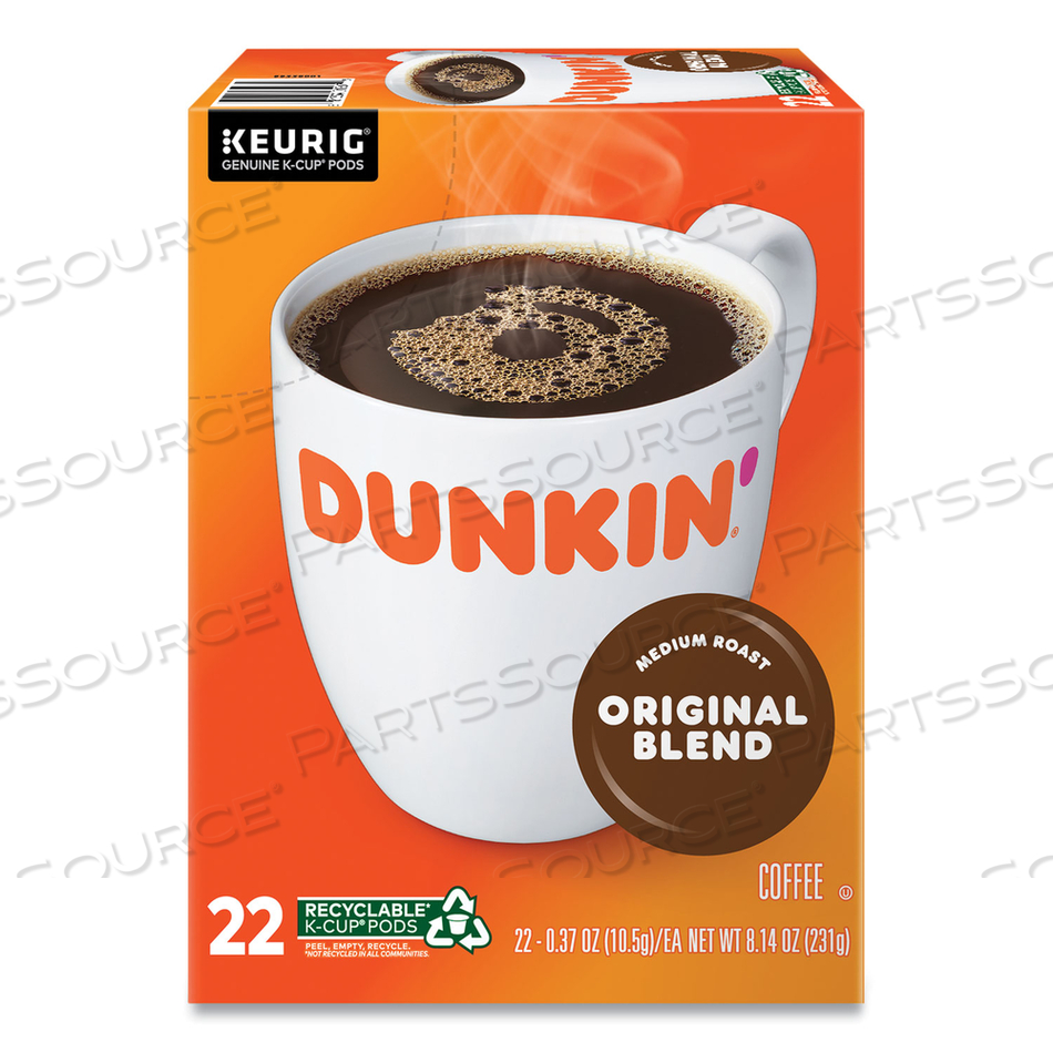 K-CUP PODS, ORIGINAL BLEND by Dunkin Donuts K-CUP PODS, ORIGINAL BLEND by Dunkin Donuts