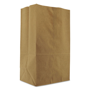 GROCERY BAG, 10 1/8 IN WD, 6 3/4 IN DP, 14 3/8 IN HT, 1/8 BBL, 57 LB BASIS WT, KRAFT by AJM Packaging Corporation