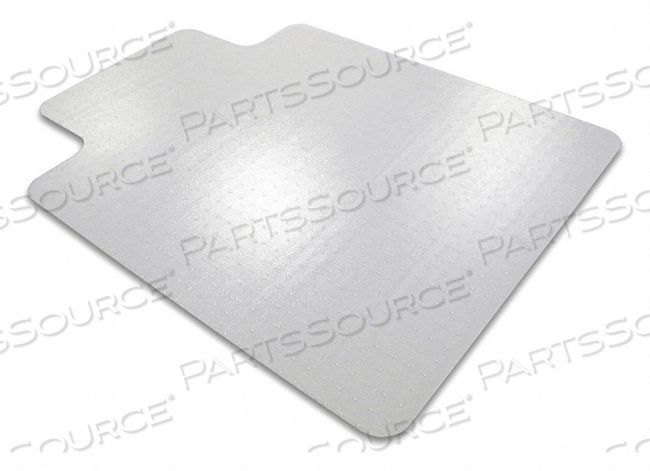 CHAIR MAT TRADITIONAL LIP CLEAR 48 X53 by Floortex