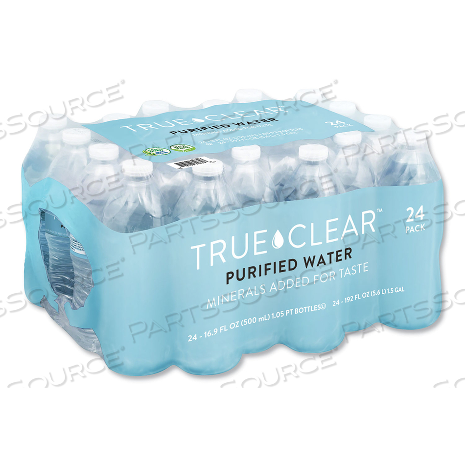 PURIFIED BOTTLED WATER, 16.9 OZ BOTTLE by True Clear