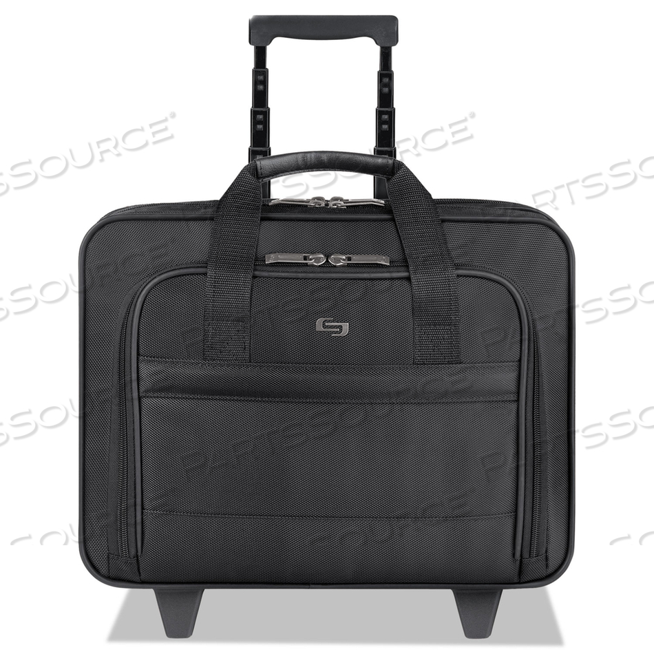 CLASSIC ROLLING CASE, FITS DEVICES UP TO 15.6", BALLISTIC POLYESTER, 15.94 X 5.9 X 12, BLACK 