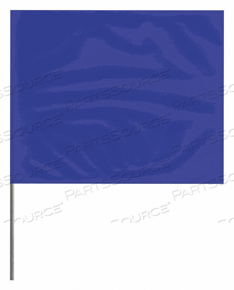 MARKING FLAG BLUE BLANK PVC PK100 by Presco MARKING FLAG BLUE BLANK PVC PK100 by Presco