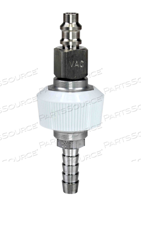 QUICK CONNECT ADAPTER, MALE X 5/16 IN HOSE BARB, WHITE, VACUUM by Bay Corporation