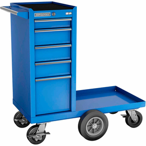 CHAMPION FMPRO 41"W X 20-1/4"D X 43-1/8"H 5 DRAWER BLUE ROLLER CABINET by Independent Design Inc