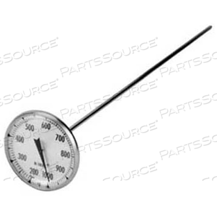 THERMOMETER, 200-1000F, 12"STEM by Taylor