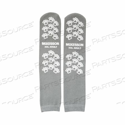 TERRIES™ ADULT SLIPPER SOCKS, 2X-LARGE, GRAY (48 PER CASE) by McKesson TERRIES™ ADULT SLIPPER SOCKS, 2X-LARGE, GRAY (48 PER CASE) by McKesson