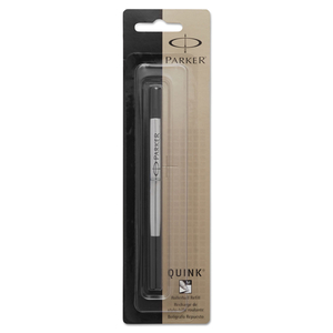 REFILL FOR PARKER ROLLER BALL PENS, MEDIUM CONICAL TIP, BLACK INK by Parker