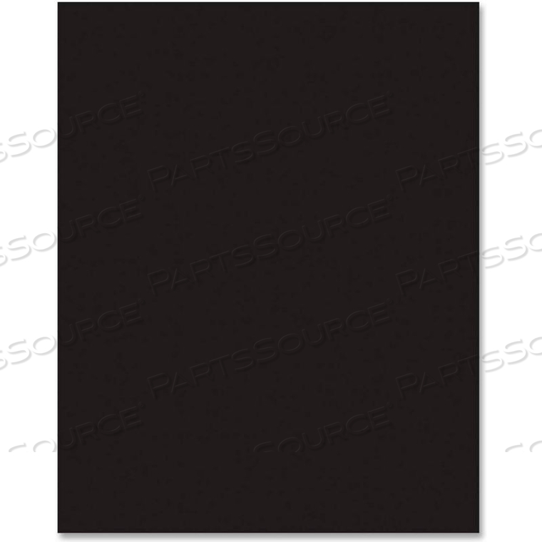 COATED FADE RESISTANT POSTER BOARD, 22"W X 28"H, BLACK, 25/CARTON 