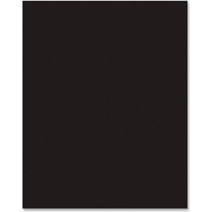COATED FADE RESISTANT POSTER BOARD, 22"W X 28"H, BLACK, 25/CARTON by Pacon