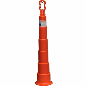 ROOF WARNING LINE PERIMETER EZ GRAB DELINEATOR POST, ORANGE by Cortina
