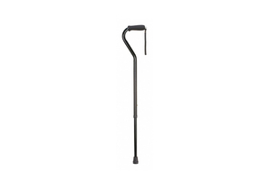 ADJUSTABLE CANE OFFSET 33 IN. BLACK by HealthSmart (Briggs Healthcare/MABIS)