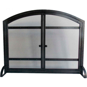 HARPER FIREPLACE SCREEN WITH DOORS by Pleasant Hearth