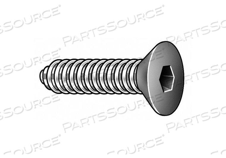 SHCS FLAT STEEL 1/4 -20X1-1/4 PK100 by Kerr Lakeside