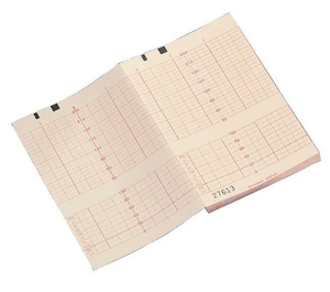 CHART PAPER, Z-FOLD RECORDING, ORANGE GRID, 15 X 10CM DIMENSIONS, 30-240 FHR SCALE, CE CERTIFIED STANDARD, NON-STERILE STERILE, DISPOSABLE,  by Philips