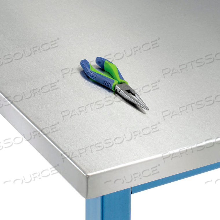 STAINLESS STEEL SQUARE EDGE WORKBENCH TOP, 60"W X 36"D X 1-1/2"H by John Boos & Company STAINLESS STEEL SQUARE EDGE WORKBENCH TOP, 60"W X 36"D X 1-1/2"H by John Boos & Company