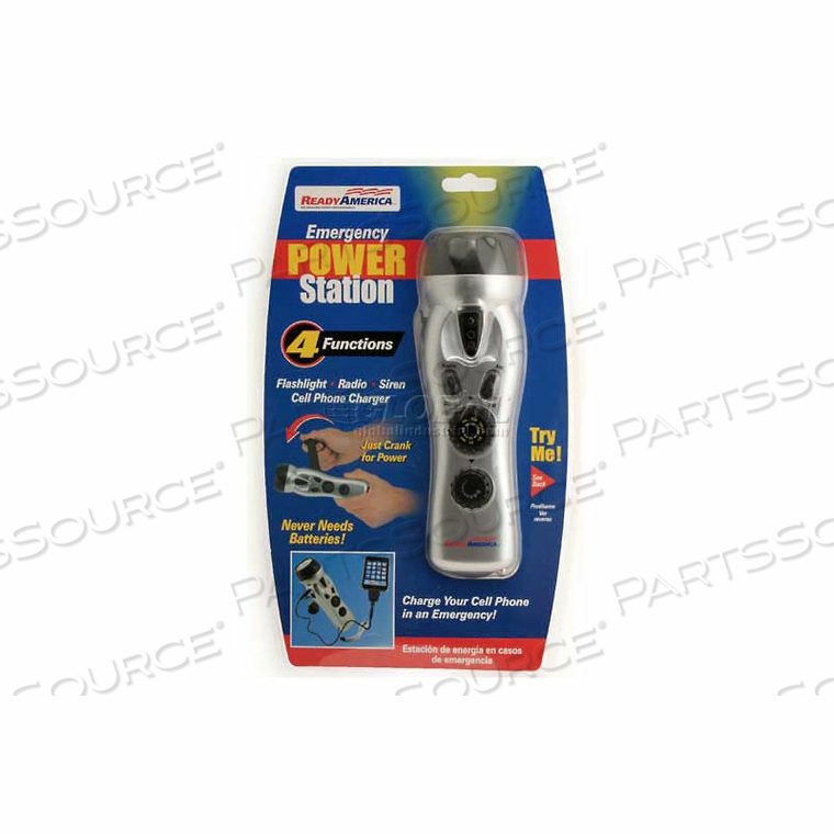 4-FUNCTION EMERGENCY POWER STATION, SILVER by Ready America