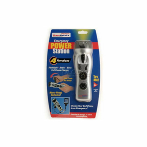 4-FUNCTION EMERGENCY POWER STATION, SILVER by Ready America 4-FUNCTION EMERGENCY POWER STATION, SILVER by Ready America