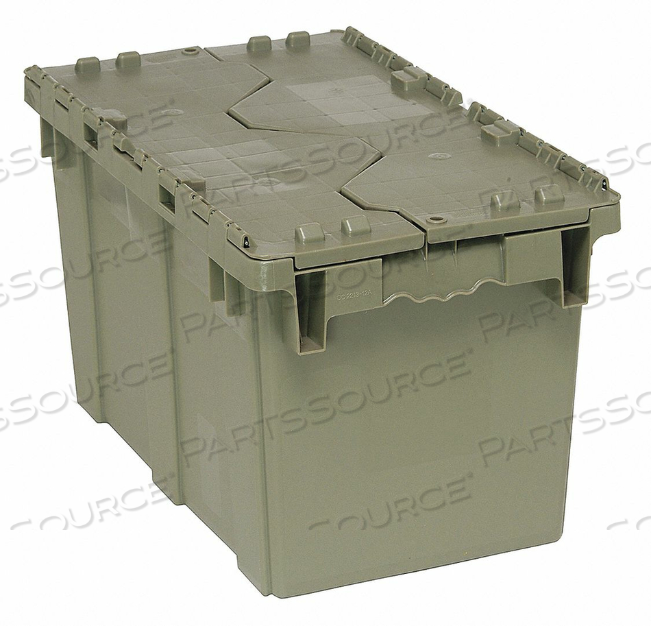 ATTACHED LID CONTAINER 1.64 CU FT GRAY by Quantum Storage Systems ATTACHED LID CONTAINER 1.64 CU FT GRAY by Quantum Storage Systems