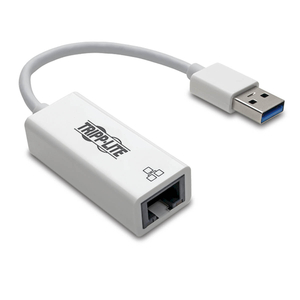 USB 3.0 SUPERSPEED TO GIGABIT ETHERNET NIC NETWORK ADAPTER WHITE by Tripp Lite USB 3.0 SUPERSPEED TO GIGABIT ETHERNET NIC NETWORK ADAPTER WHITE by Tripp Lite
