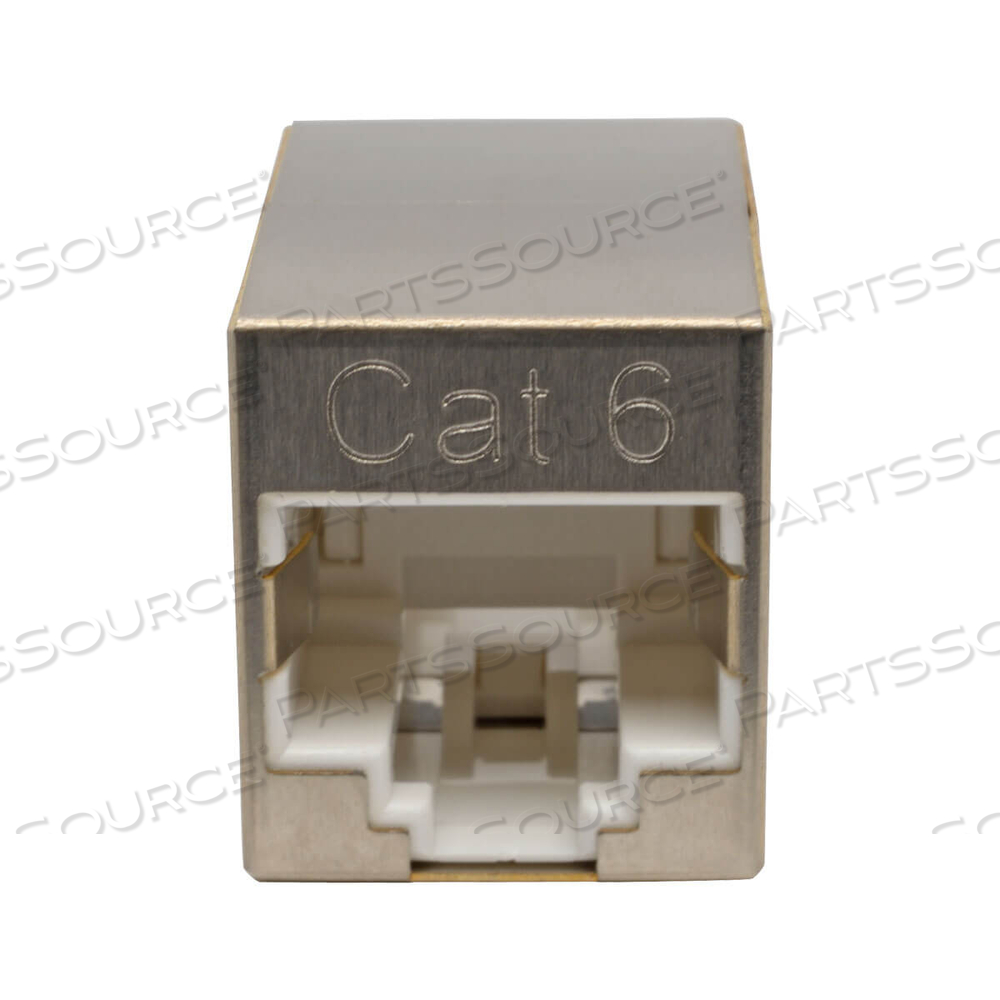 CAT6 STRAIGHT-THROUGH MODULAR SHIELDED IN-LINE COUPLER - SILVER by Tripp Lite