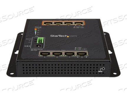 INDUSTRIAL 8 PORT GIGABIT POE SWITCH UP TO 30W PER 4 POWER OVER ETHERNET PORTS + by StarTech.com Ltd. INDUSTRIAL 8 PORT GIGABIT POE SWITCH UP TO 30W PER 4 POWER OVER ETHERNET PORTS + by StarTech.com Ltd.