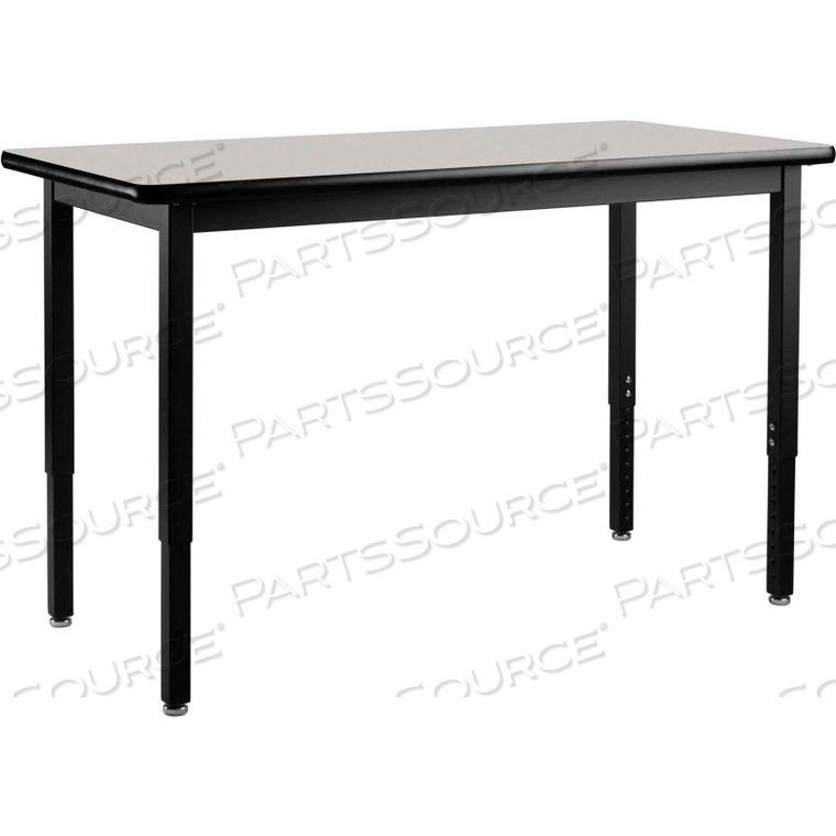INTERION UTILITY TABLE - 72 X 30 - GRAY NEBULA by National Public Seating