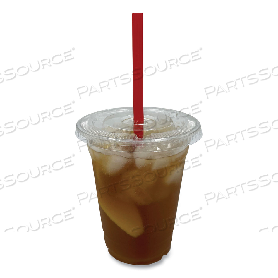 DISPOSABLE COLD CUP LID, FOR 16 OZ_20 OZ_24 OZ CUP CAPACITY, STRAW SLOT by Boardwalk