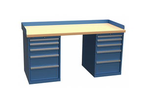 WORKBENCH BUTCHER BLOCK 72 W 30 D by Lista