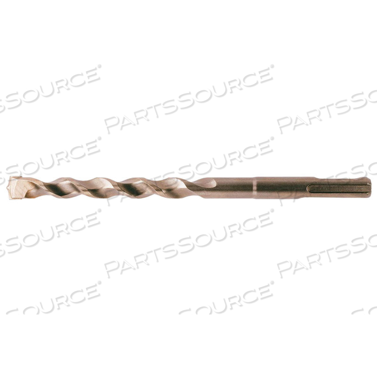 1821 1 18IN OAL HSS H.D. SAND BLASTED 118 POINT CARBIDE-TIPPED SDS-PLUS 2 MASONRY DRILL by Cle-Line 1821 1 18IN OAL HSS H.D. SAND BLASTED 118 POINT CARBIDE-TIPPED SDS-PLUS 2 MASONRY DRILL by Cle-Line