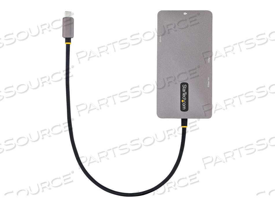 USB C MULTIPORT ADAPTER, DUAL HDMI VIDEO, 4K 60HZ, 2-PORT 5GBPS USB-A HUB, 100W POWER DELIVERY CHARGING, GBE, SD/MICROSD, USB TYPE-C MINI TR by StarTech.com Ltd. USB C MULTIPORT ADAPTER, DUAL HDMI VIDEO, 4K 60HZ, 2-PORT 5GBPS USB-A HUB, 100W POWER DELIVERY CHARGING, GBE, SD/MICROSD, USB TYPE-C MINI TR by StarTech.com Ltd.