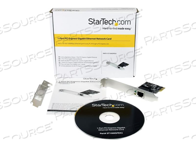 ADD A 10/100/1000MBPS ETHERNET PORT TO ANY PC THROUGH A PCI EXPRESS SLOT - PCI E by StarTech.com Ltd. ADD A 10/100/1000MBPS ETHERNET PORT TO ANY PC THROUGH A PCI EXPRESS SLOT - PCI E by StarTech.com Ltd.