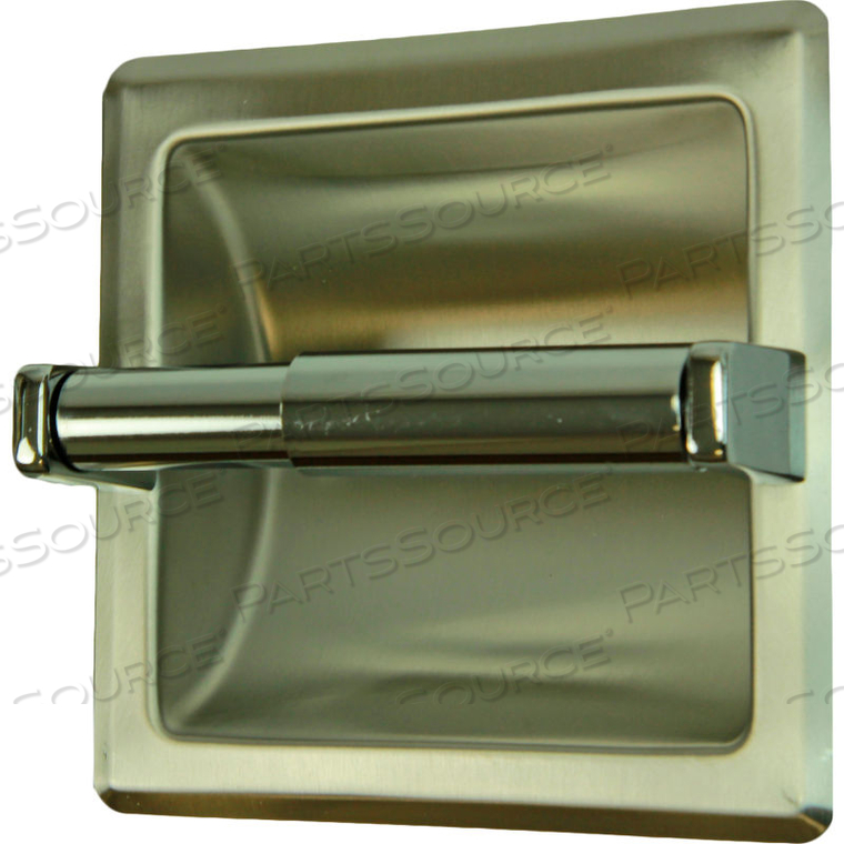 STANDARD RECESSED TOILET TISSUE HOLDER - STAINLESS STEEL by Frost Products Ltd STANDARD RECESSED TOILET TISSUE HOLDER - STAINLESS STEEL by Frost Products Ltd