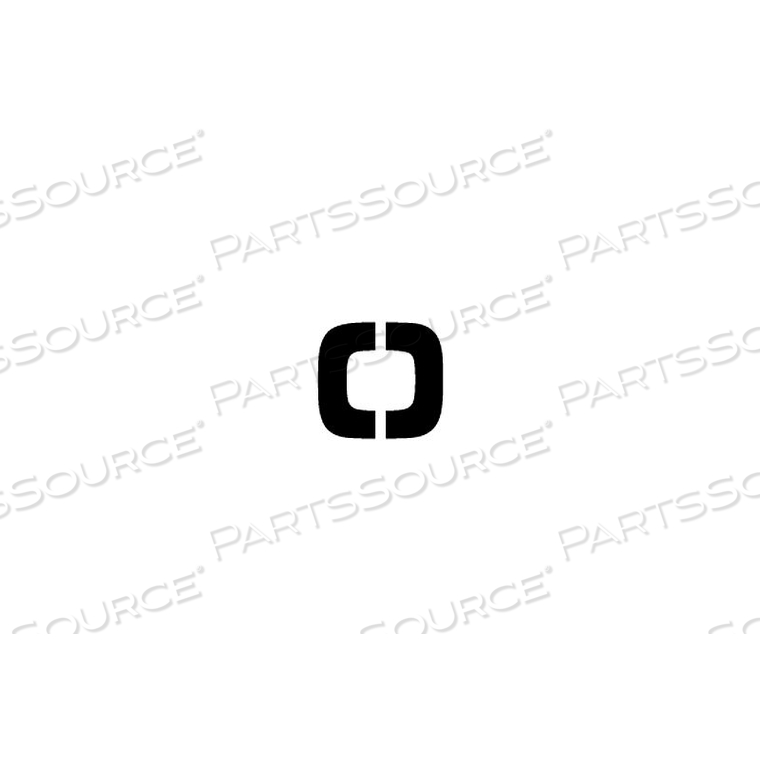 INDIVIDUAL CHARACTER STENCIL 12" - LETTER O by National Marker Company