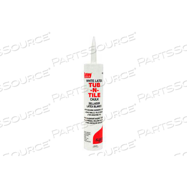 SILICONE SEALANT, WHITE - CARTRIDGE 10.1 OZ. by Oatey