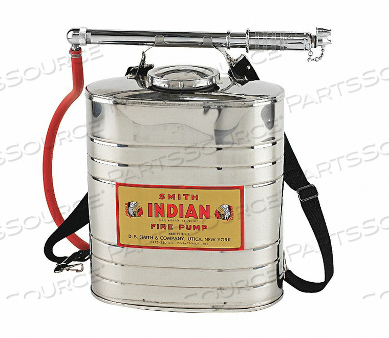 WILDLAND FIRE PUMP 5 GAL STAINLESS by Indian WILDLAND FIRE PUMP 5 GAL STAINLESS by Indian