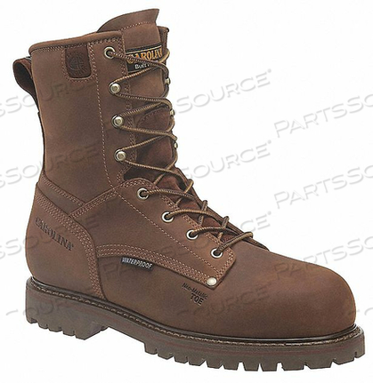 8 WORK BOOT 9 E BROWN PLAIN PR by Carolina Shoe