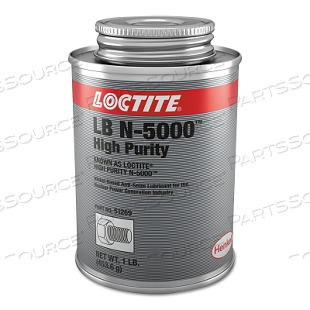 N-5000 HIGH PURITY ANTI-SEIZE, 1 LB BRUSH TOP CAN by Loctite Brand