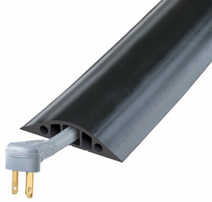 CABLE PROTECTOR 3 CHANNELS BLACK 10 FT.L by Checkers
