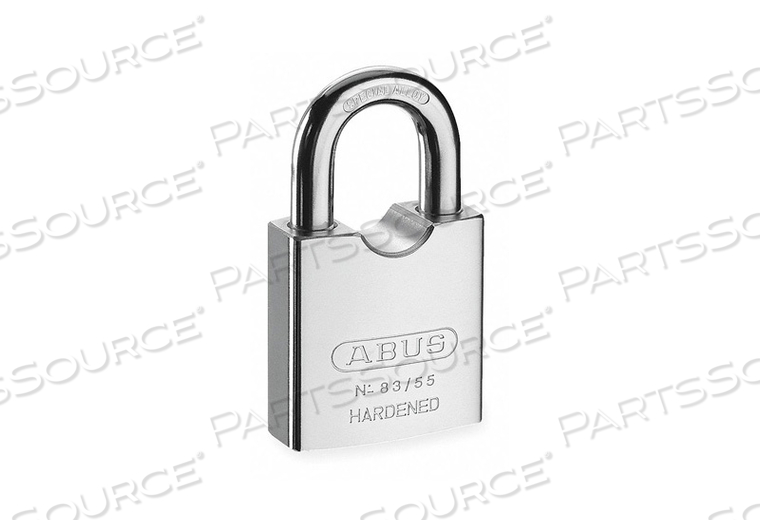 KEYED PADLOCK 63/64 IN SQUARE SILVER by Abus KEYED PADLOCK 63/64 IN SQUARE SILVER by Abus