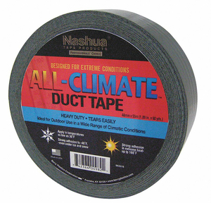 DUCT TAPE 48MM X 55M 9 MIL BLACK by Nashua